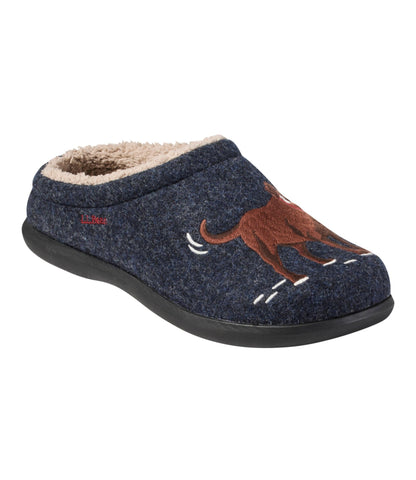 L.L.Bean Men's Daybreak Slippers, Motif ClassicNavy/DogBone