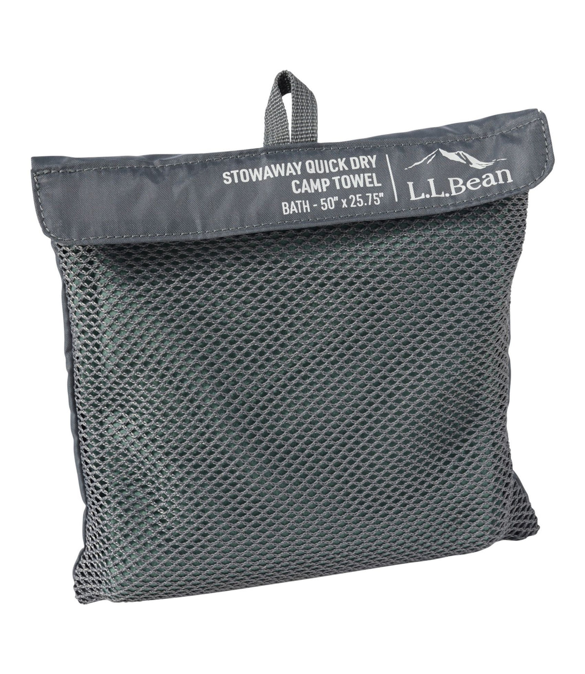 L.L.Bean L.L.Bean Stowaway Quick-Dry Towel Evergreen