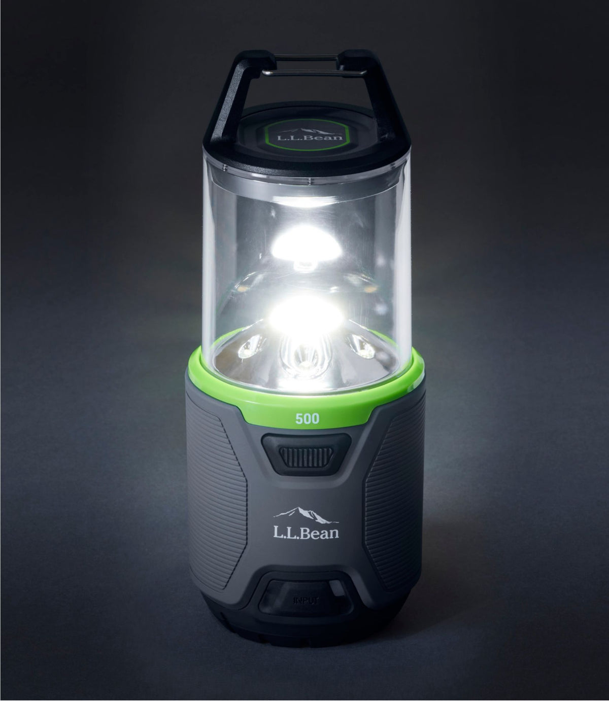 L.L.Bean L.L.Bean Trailblazer 500 Rechargeable Lantern Black/Gray