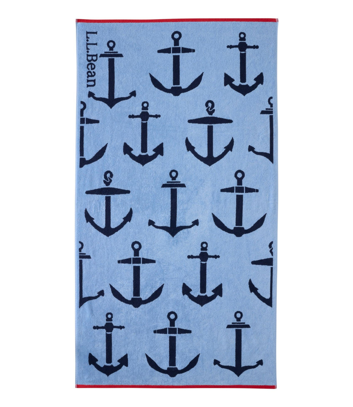 L.L.Bean turtle beach towel Seaboard Blue