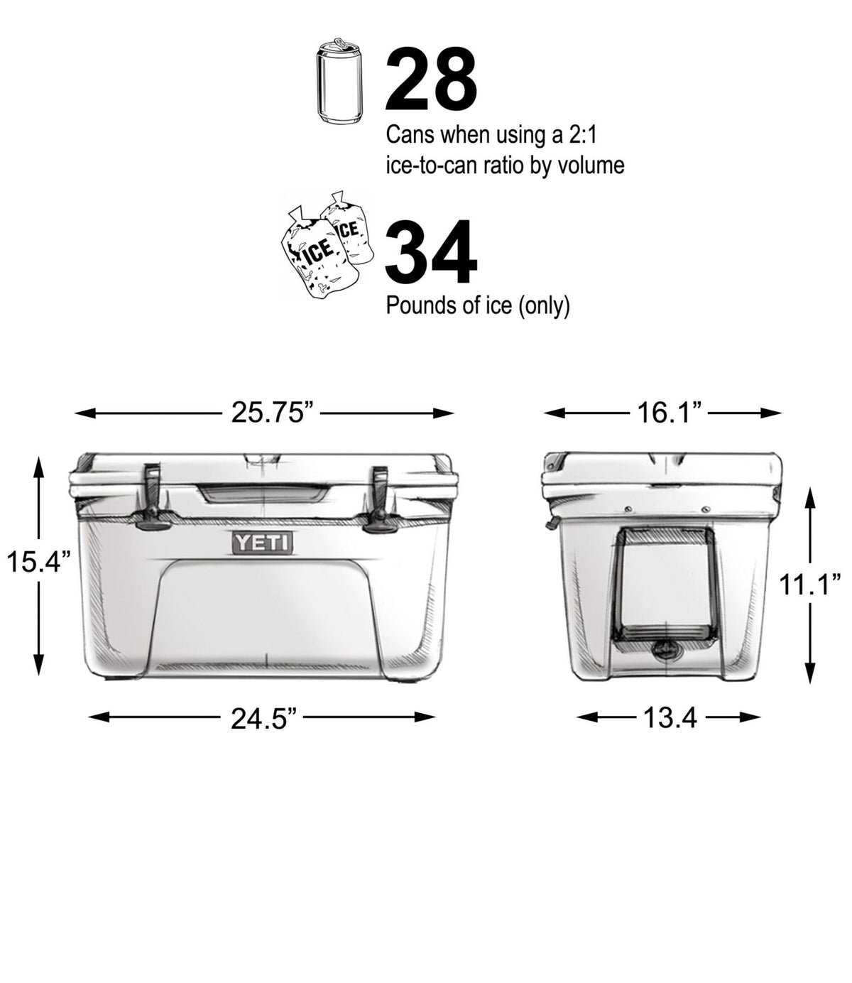 L.L.Bean Yeti Tundra 45 Cooler Tan