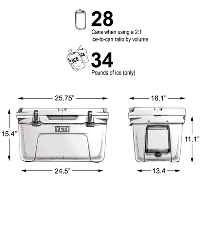 L.L.Bean Yeti Tundra 45 Cooler Tan