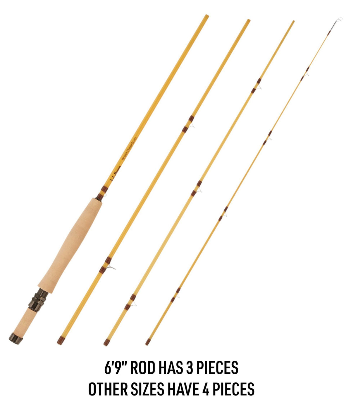 L.L.Bean Pocketwater Glass Fly Rods
