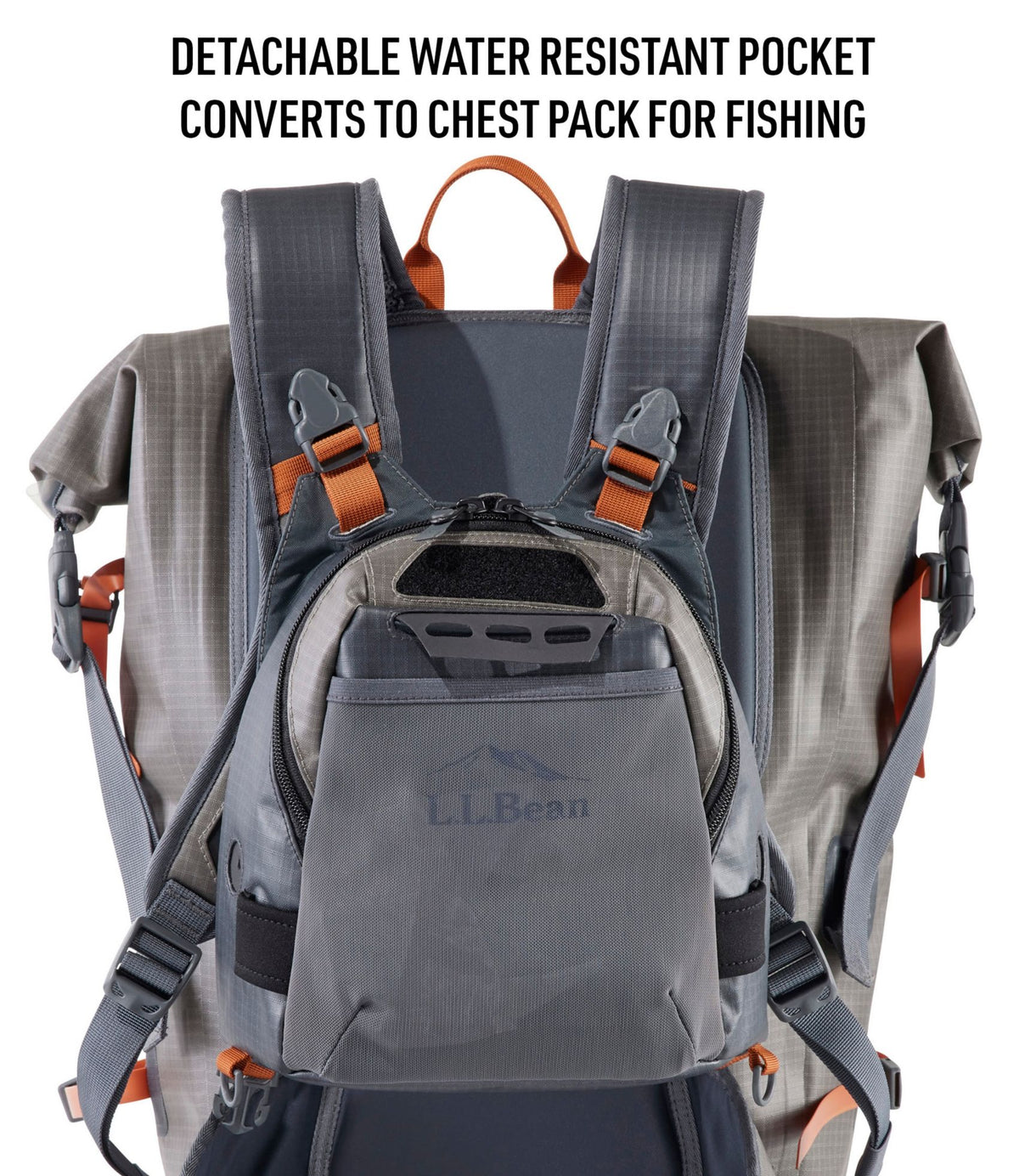 L.L.Bean Waterproof Switchpack Asphalt
