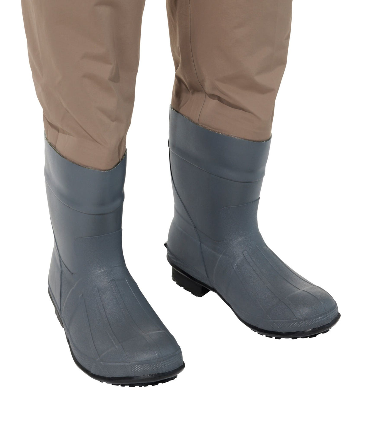 L.L.Bean Men's Double L Boot-Foot Waders Dark Cement
