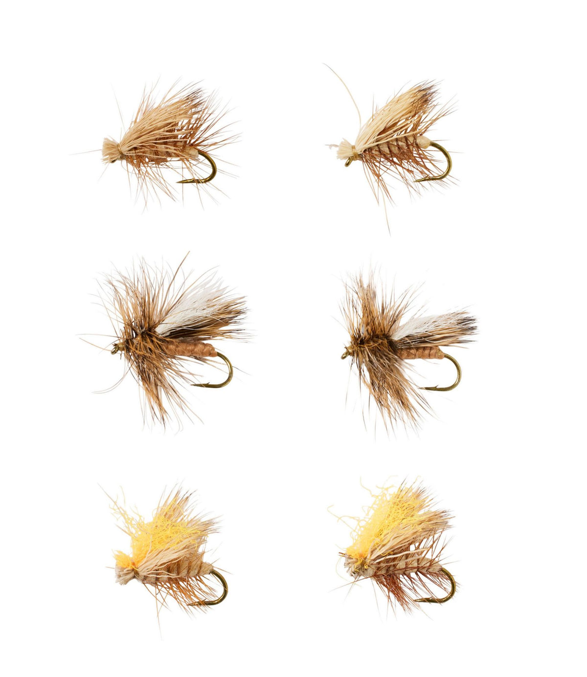 L.L.Bean Umpqua Caddis Dry Fly Assortment, 6 flies