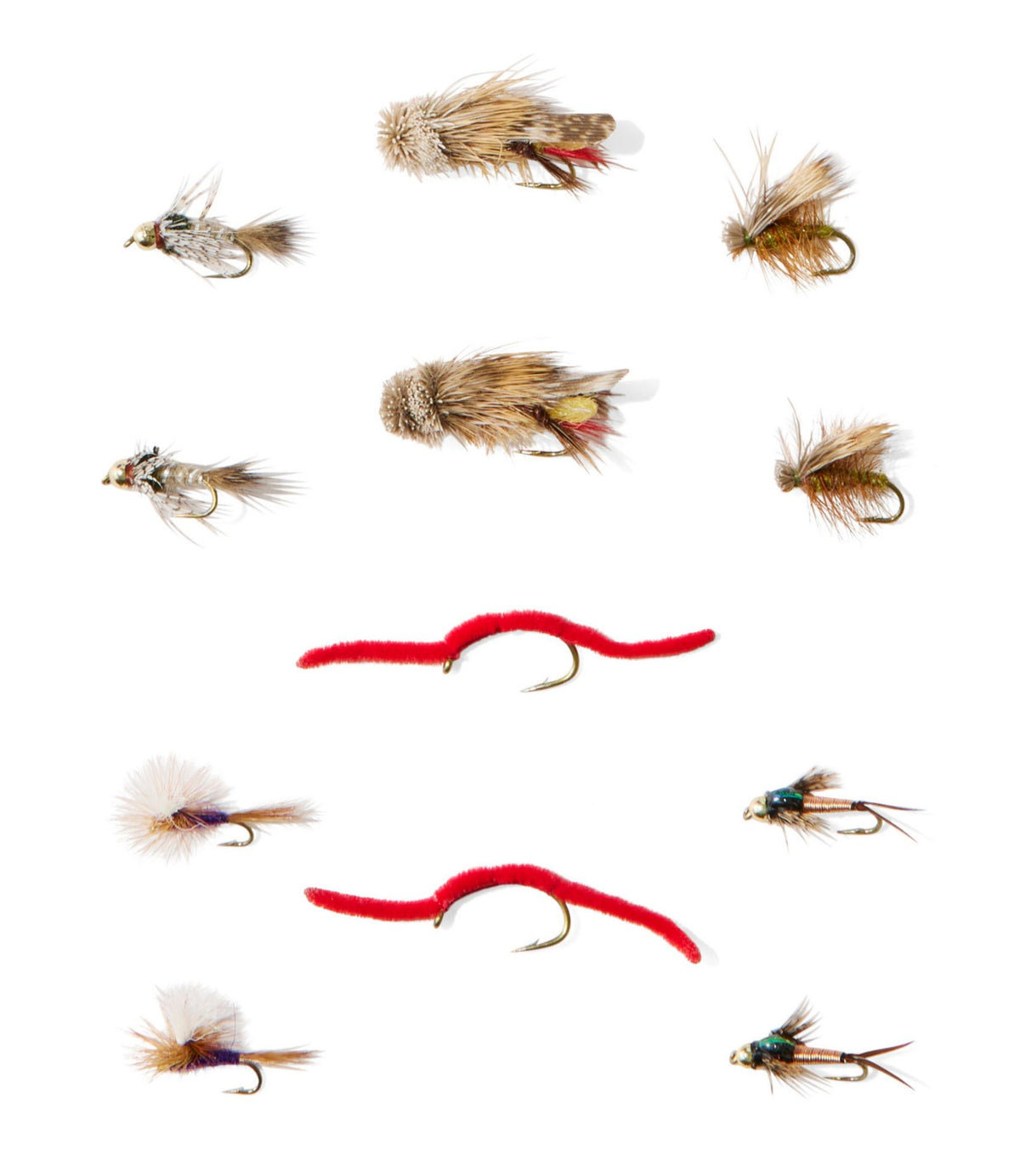 L.L.Bean Umpqua Essentials Trout Fly Assortment, 12 flies