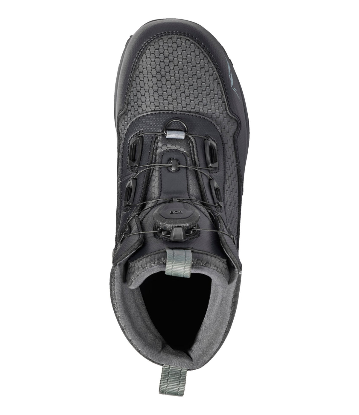 L.L.Bean Men's Rapid River Pro BOA® Wading Boot, Studded Dark Black