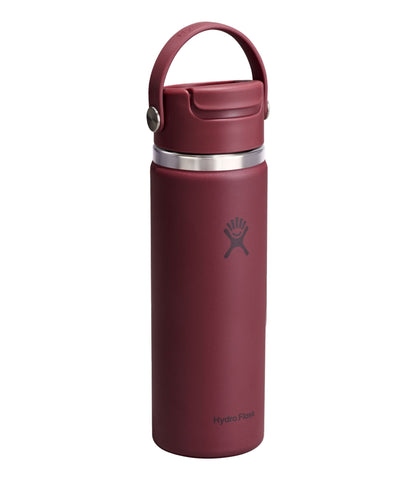 L.L.Bean Hydro Flask Travel Mug with Flip Sip Cap, 20 oz. Burgundy