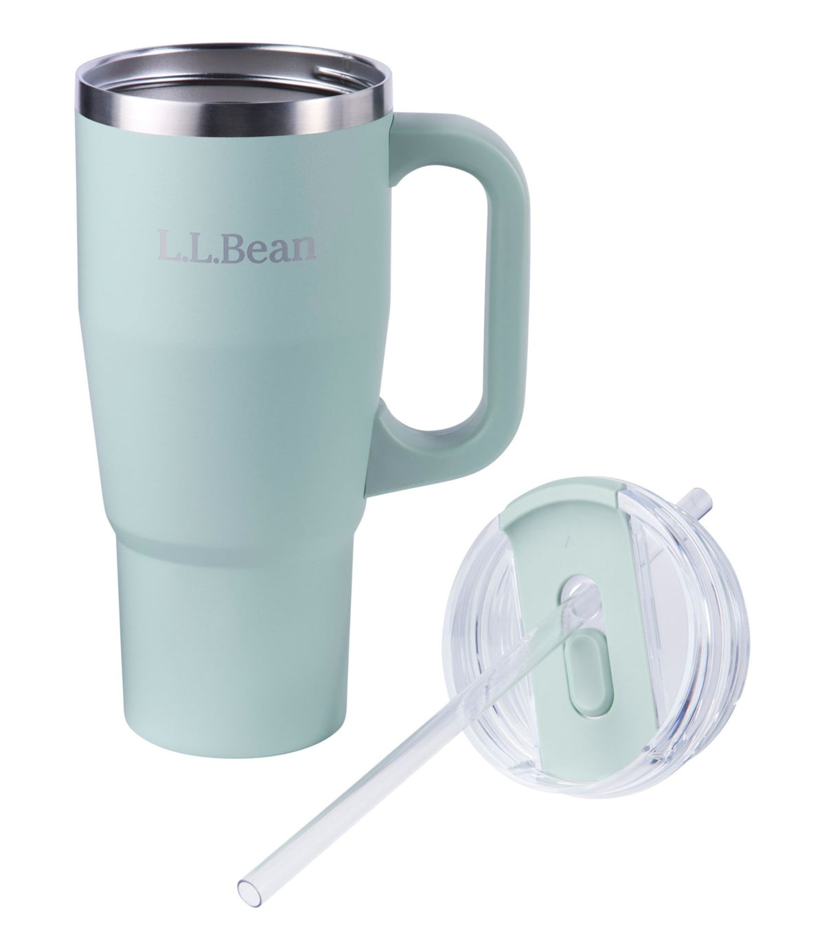 L.L.Bean L.L.Bean Insulated Straw Mug, 32 oz. Cherry Tomato