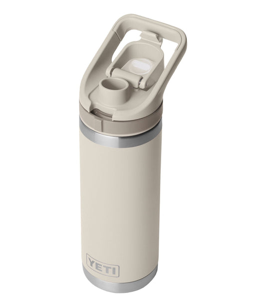 L.L.Bean Yeti Rambler Water Bottle with Flip Chug Cap, 18 oz. Cape Taupe