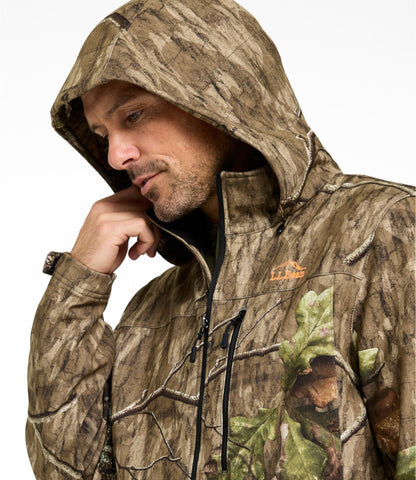 L.L.Bean Men's Hunter's Pathfinder Softshell Jacket, Camo Mossy Oak Country Roots