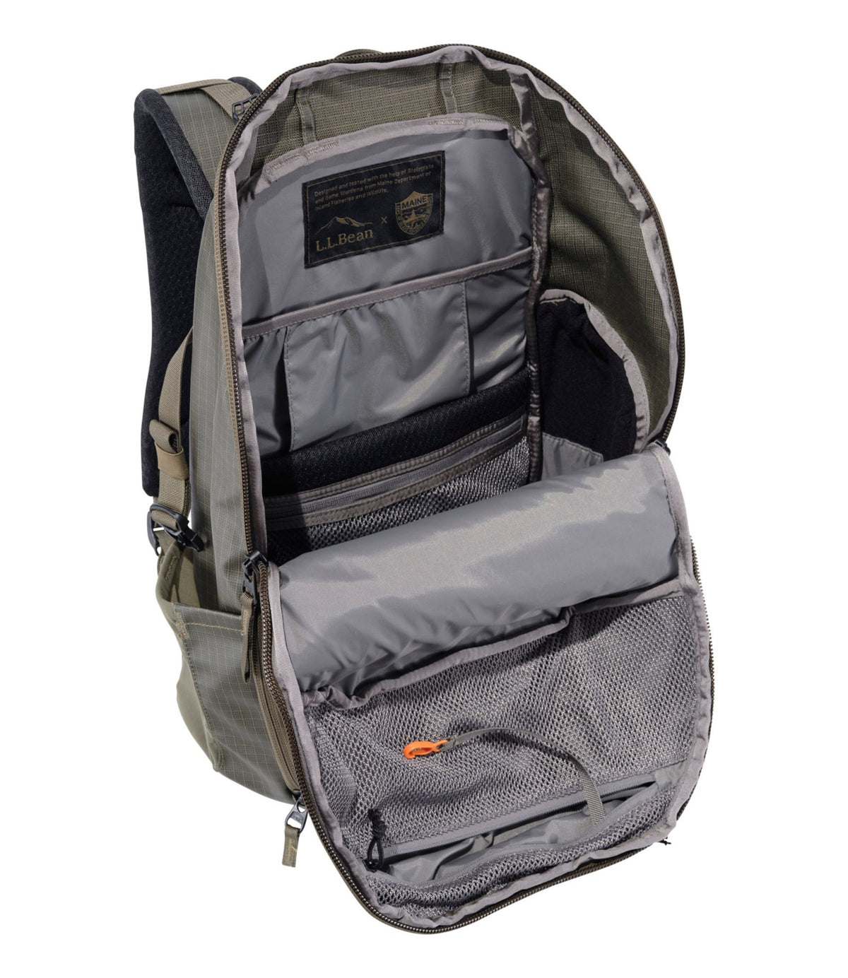 L.L.Bean Maine Warden's Field Pack Kelp Green