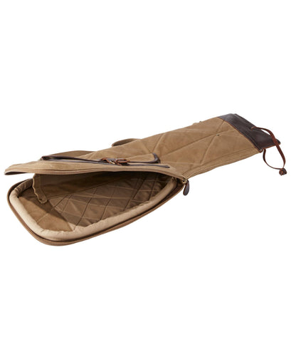L.L.Bean Double L Waxed-Cotton Breakdown Shotgun Case, 28" Maple Brown