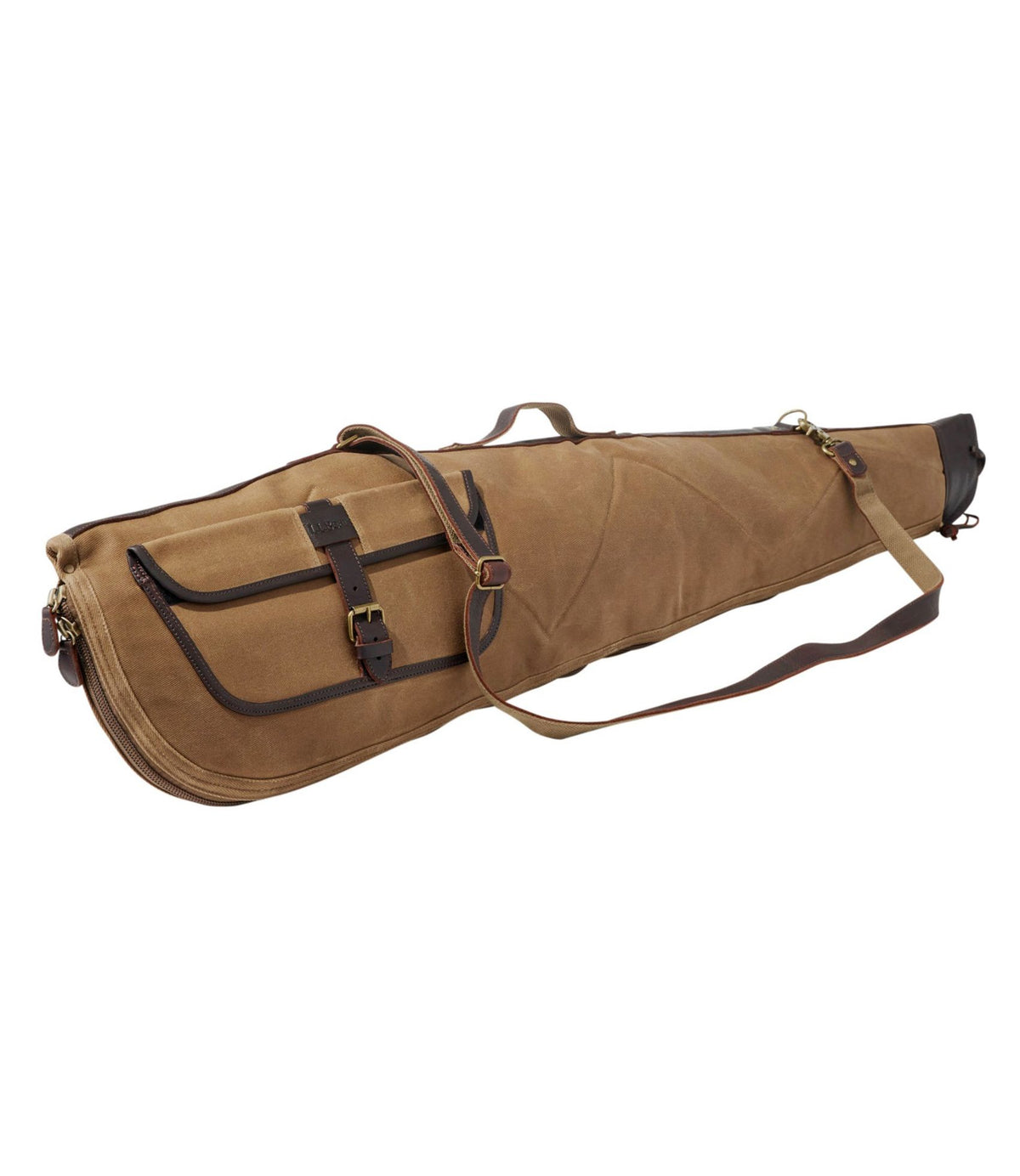 L.L.Bean Double L Waxed Cotton Rifle Case Maple Brown