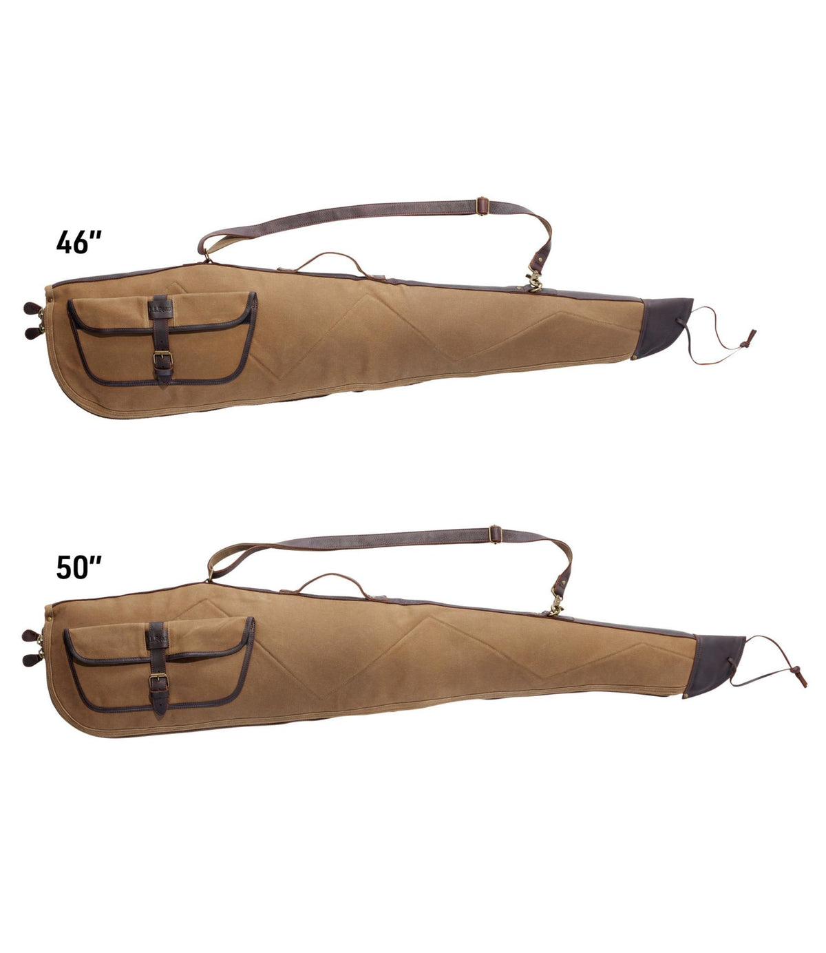 L.L.Bean Double L Waxed Cotton Rifle Case Maple Brown