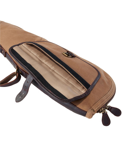 L.L.Bean Double L Waxed Cotton Rifle Case Maple Brown