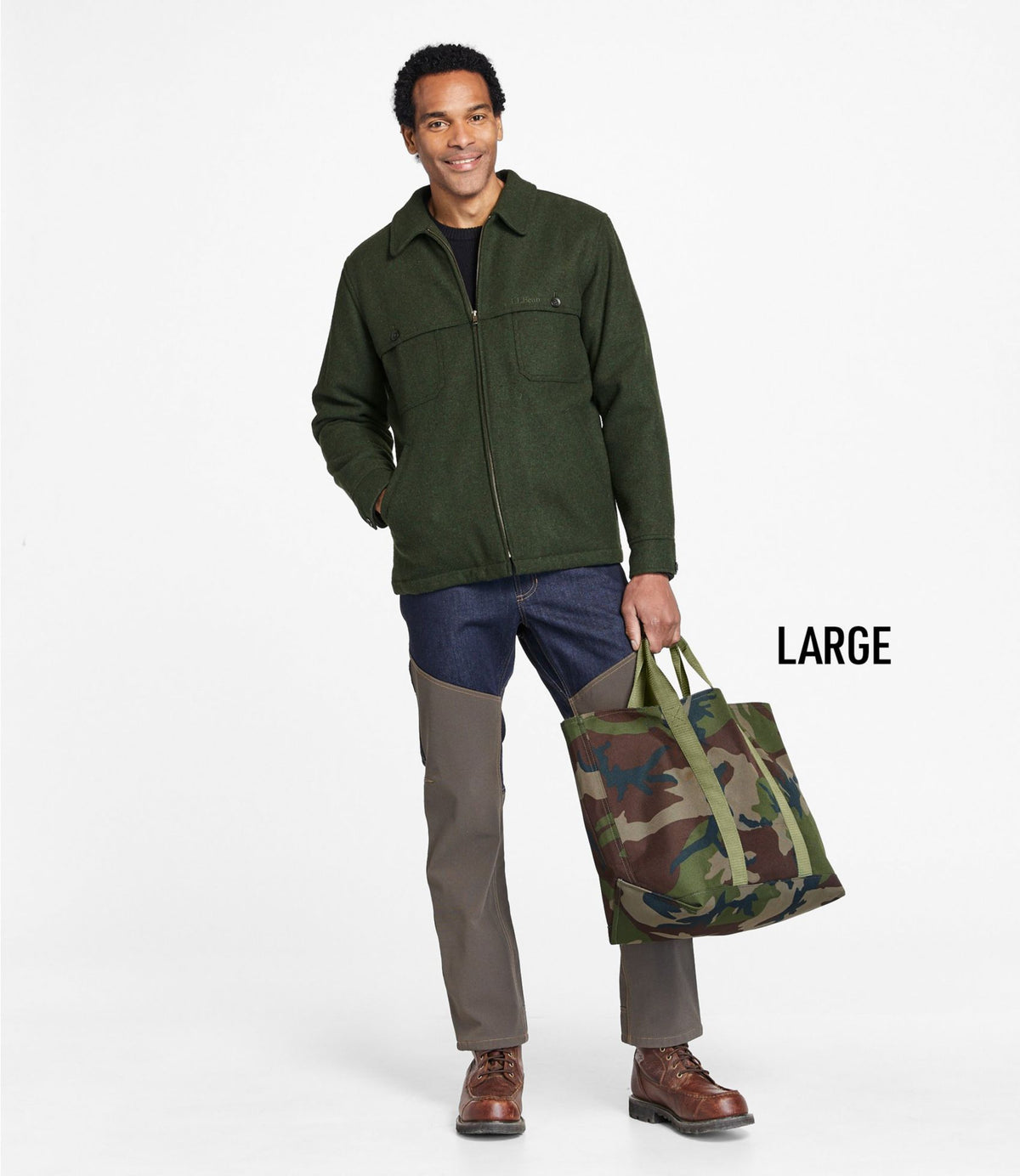 L.L.Bean Hunter's Tote Bag, Open-Top Camouflage