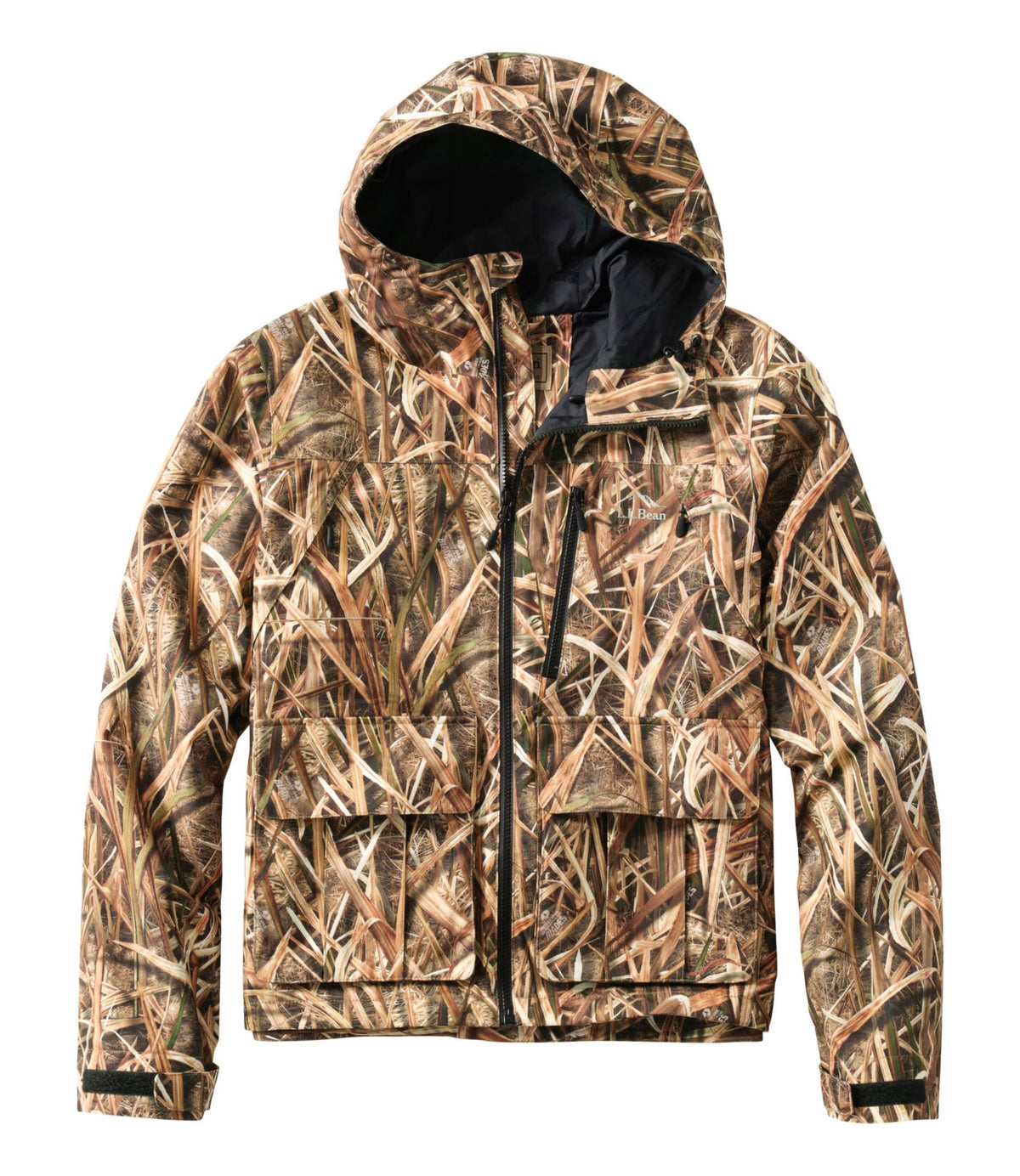 L.L.Bean Men's Apex Waterfowl Jacket Mossy Oak Shadow Grass Habitat