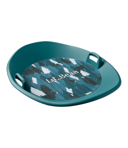 L.L.Bean Sonic Snow Saucer DLX Blue Pine Hidden Bears
