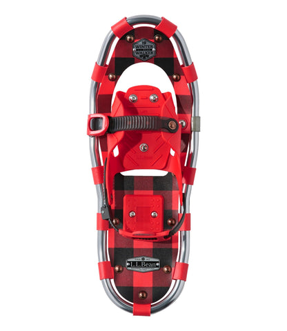 L.L.Bean Kids' Winter Walker Snowshoes Blue Pine Hidden Bears