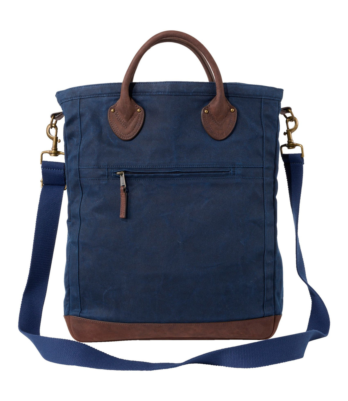 L.L.Bean Waxed Canvas Tote Classic Navy
