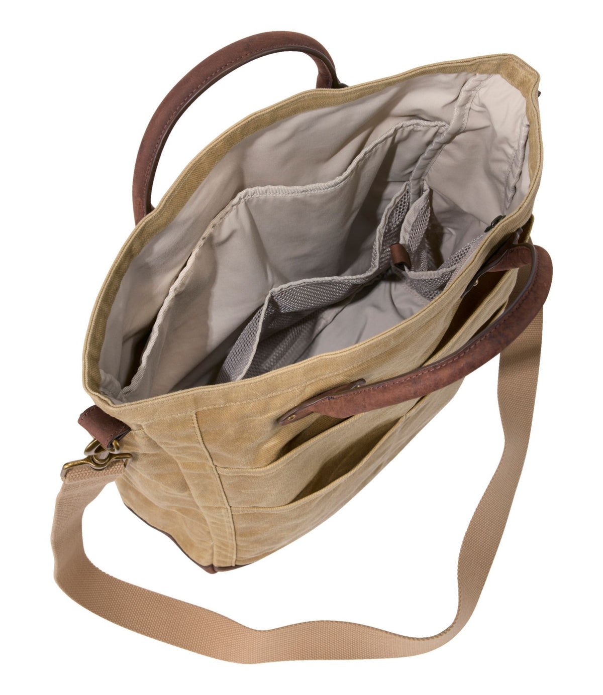 L.L.Bean Waxed Canvas Tote Classic Navy