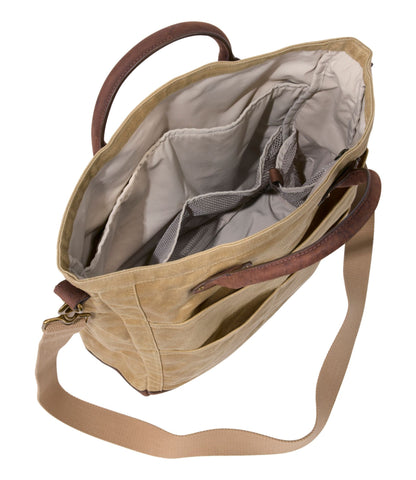 L.L.Bean Waxed Canvas Tote Classic Navy