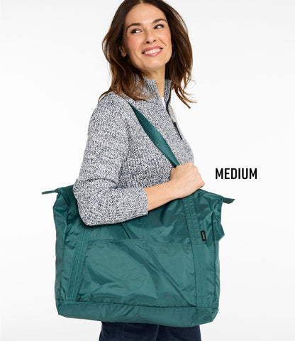 L.L.Bean Packable Lightweight Tote Dark Marine Blue