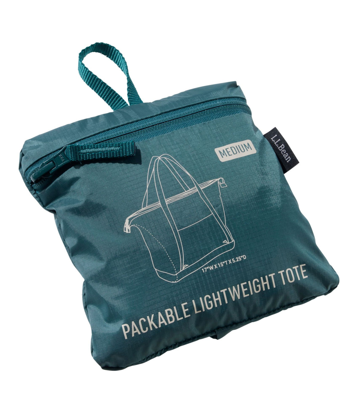 L.L.Bean Packable Lightweight Tote Dark Marine Blue