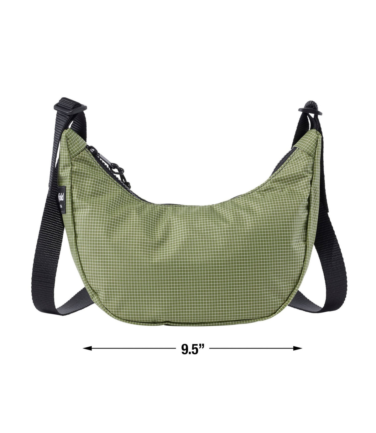 L.L.Bean Flowfold Cutler Crossbody Bag, Mini Coal Ecogrid