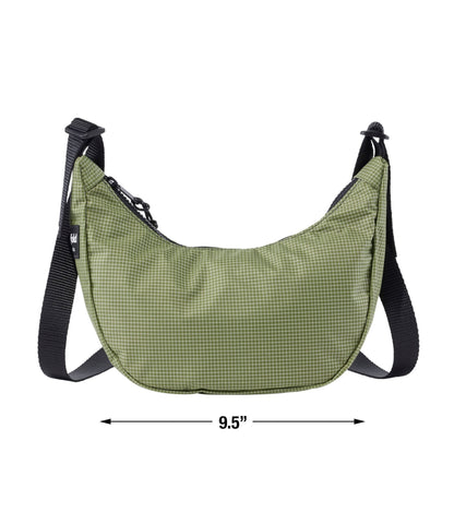 L.L.Bean Flowfold Cutler Crossbody Bag, Mini Coal Ecogrid