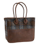 Harris Tweed Gray/Brown Plaid