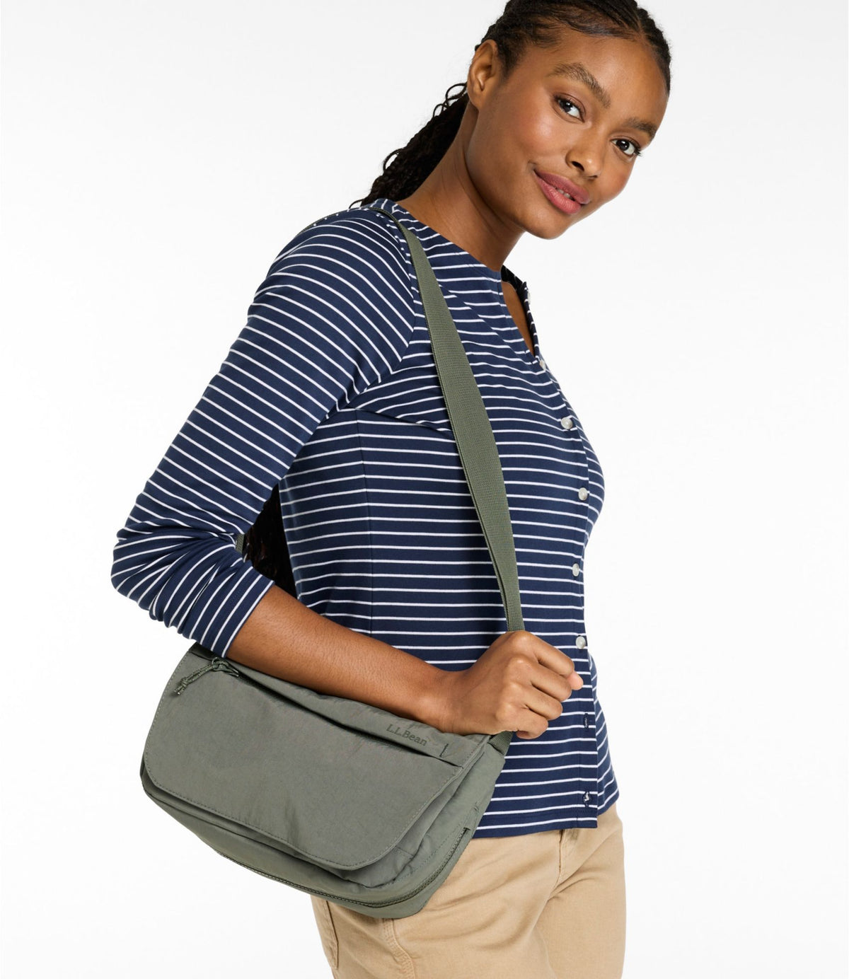 L.L.Bean Wharf Street Expandable Crossbody Bag Boulder
