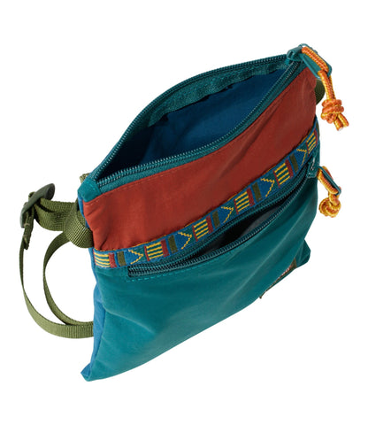 L.L.Bean Mountain Classic Crossbody Bag, Multi Mariner Blue/Wood Violet/Mallard Teal