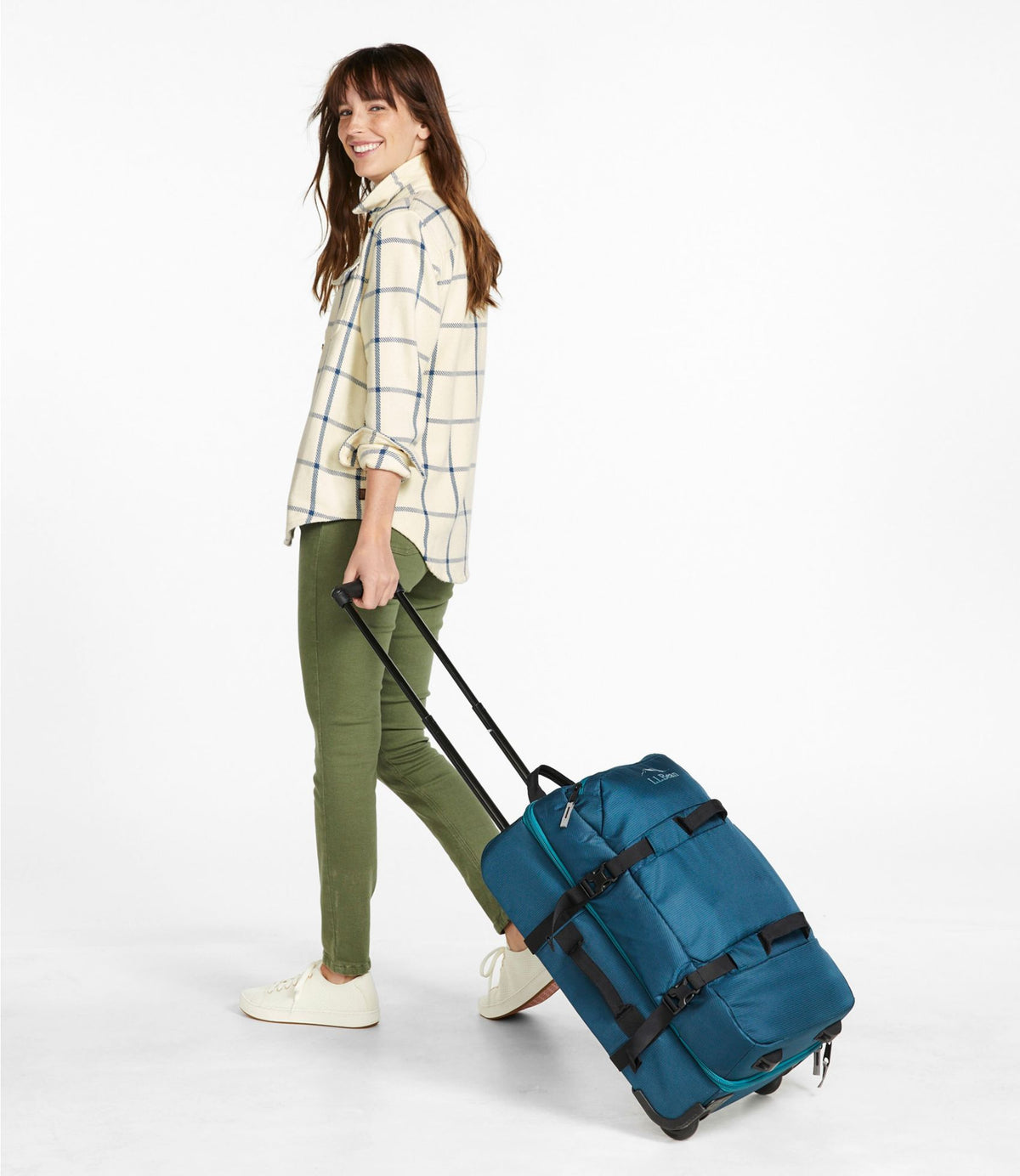 L.L.Bean Approach Rolling Gear Bag, Medium Forest Shade