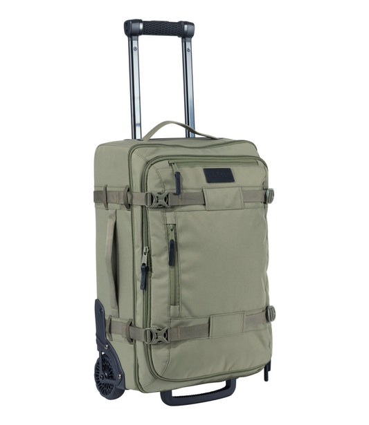 L.L.Bean Continental Expandable Rolling Pullman Carry-On, 22" Olive Gray
