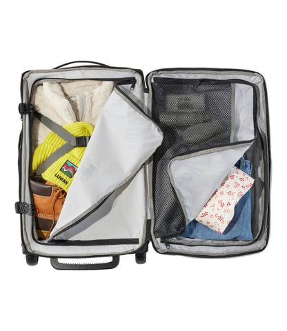 L.L.Bean Continental Expandable Rolling Pullman Carry-On, 22" Olive Gray