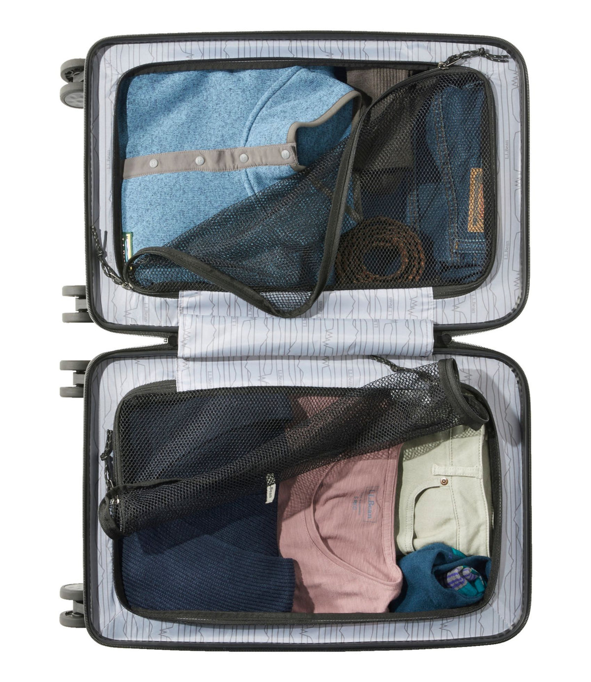 L.L.Bean L.L.Bean Hardside Spinner, 22" Nautical Navy