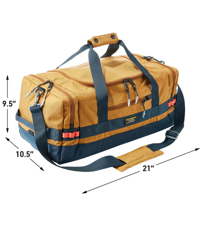 L.L.Bean Mountain Classic Cordura Duffle, Small Antique Gold/Navy