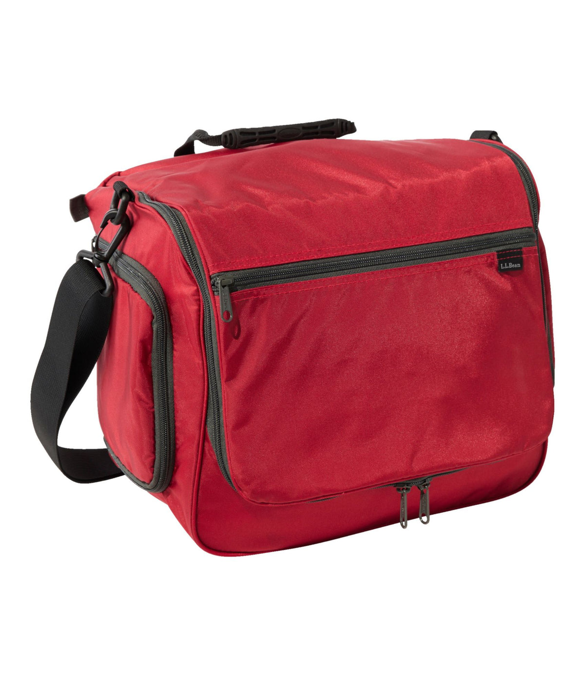 L.L.Bean Personal Organizer Toiletry Bag, Family Size Dark Red