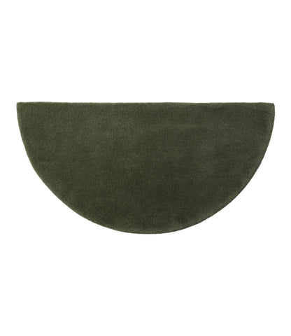 L.L.Bean Wool Hearth Rug, Crescent Olive