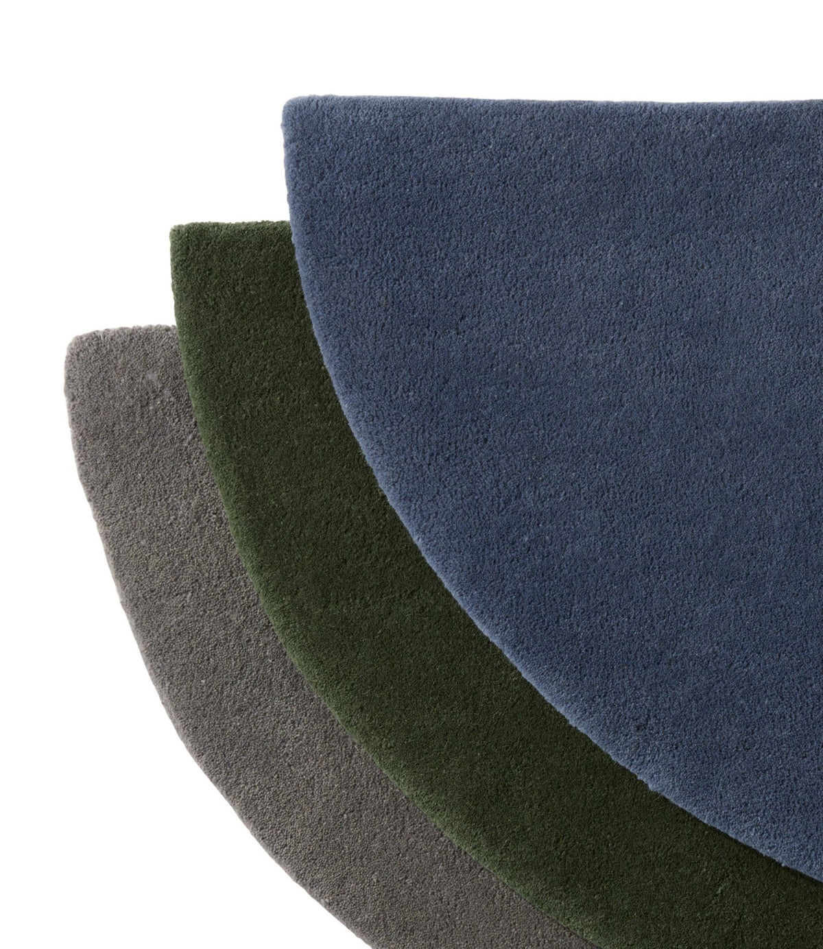 L.L.Bean Wool Hearth Rug, Crescent Olive