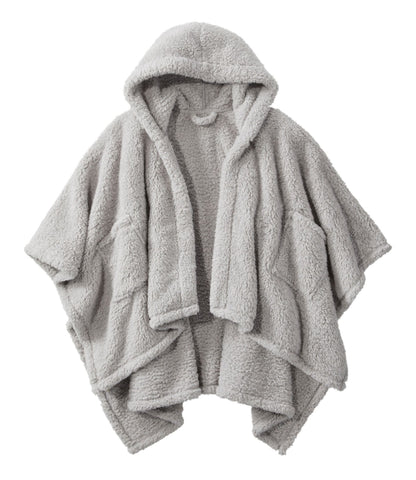 L.L.Bean Cozy Sherpa Wearable Throw Gray