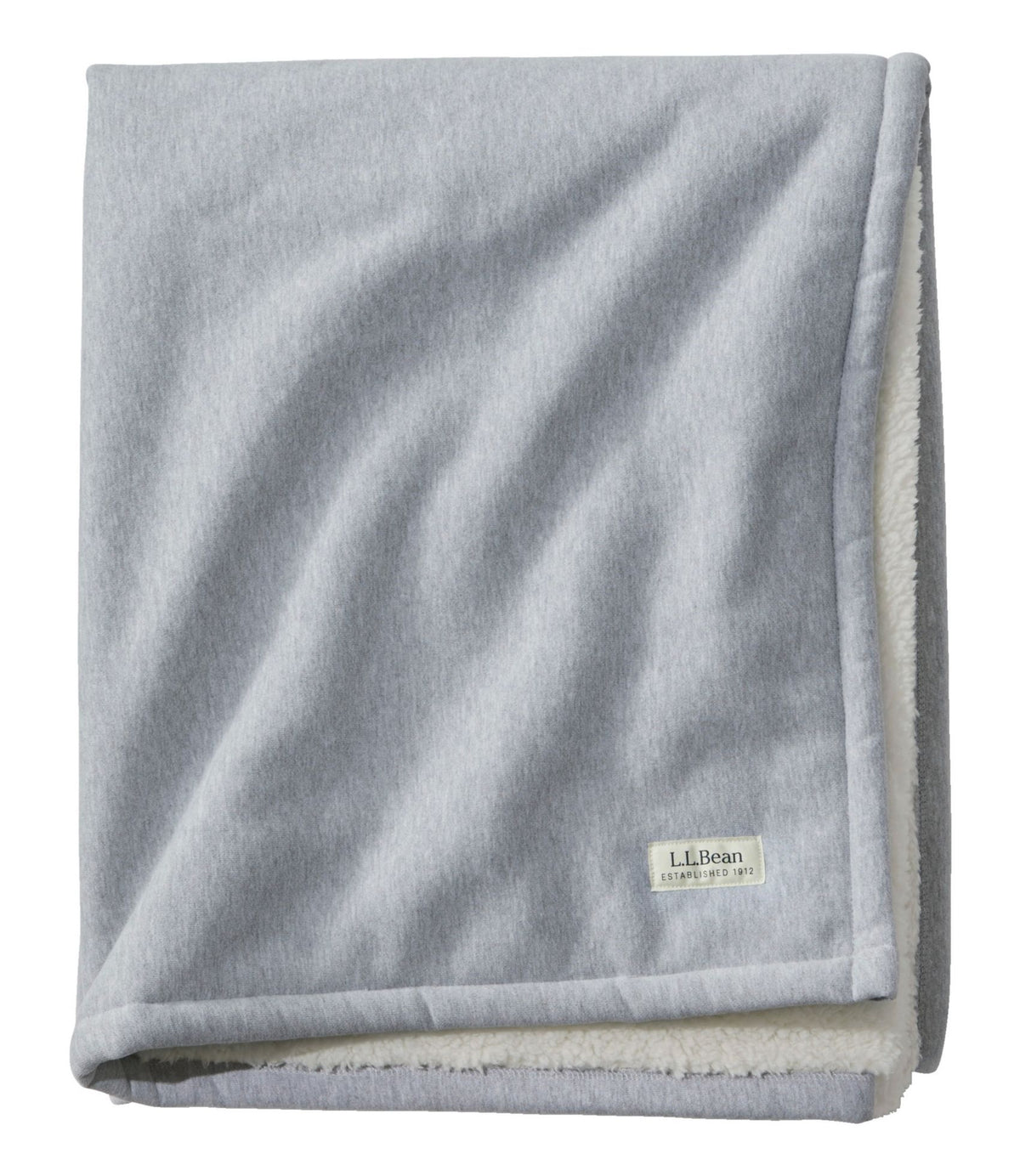 L.L.Bean 1912 Sweatshirt Throw Gray Heather