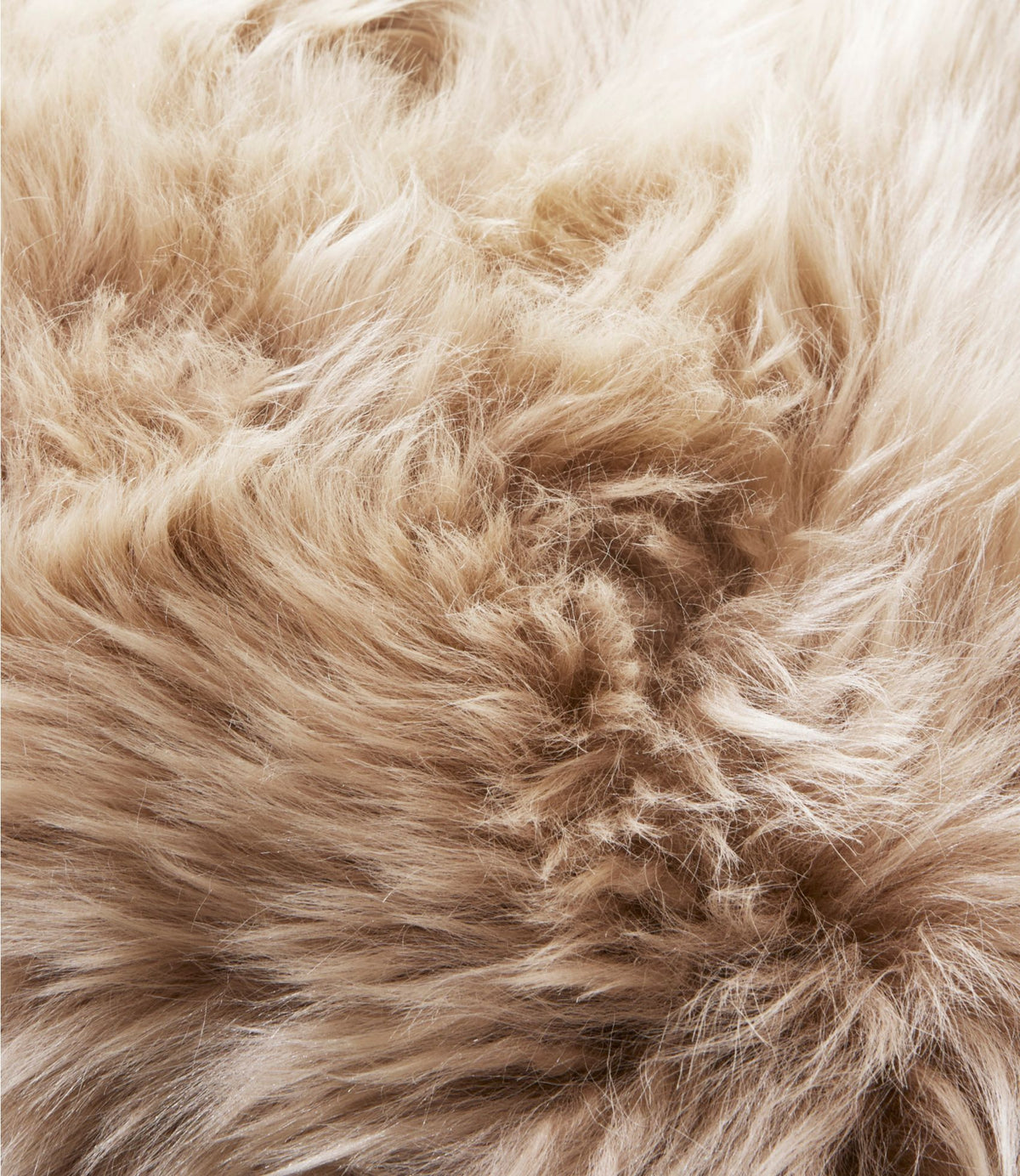 L.L.Bean Sheepskin Throw Pillow, 14" x 14" Ivory
