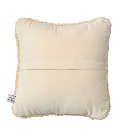 L.L.Bean Wool Hooked Throw Pillow, Black Dog, 14" x 14"