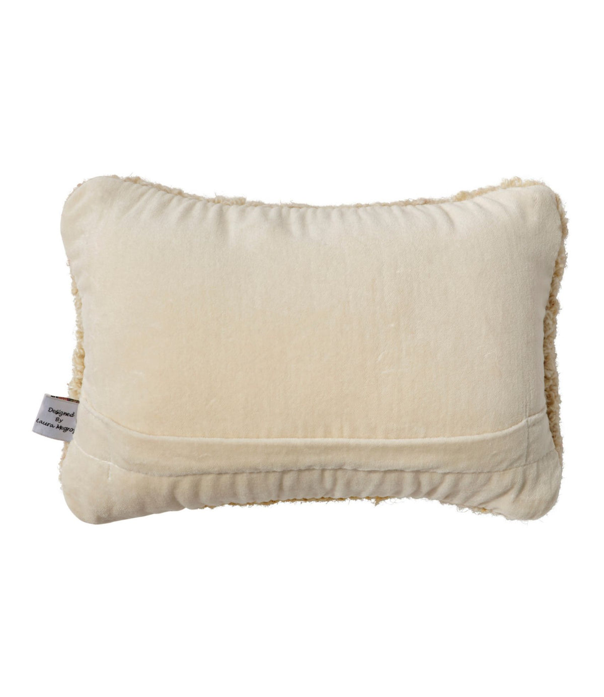 L.L.Bean Wool Hooked Throw Pillow, Yellow Labrador, 8" x 12"