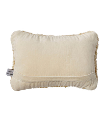 L.L.Bean Wool Hooked Throw Pillow, Yellow Labrador, 8" x 12"