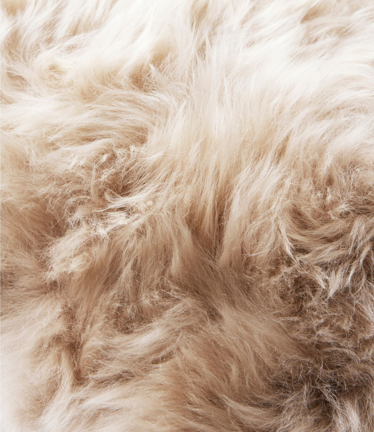 L.L.Bean Sheepskin Throw Pillow, 11" x 22" Ivory